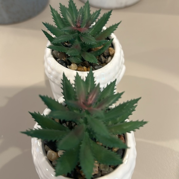 Set of 2 Succulent Buddha Planters New - Picture 11 of 11